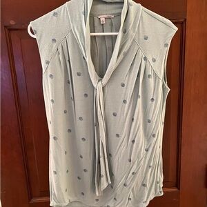 Polka Dot Sleeveless Top